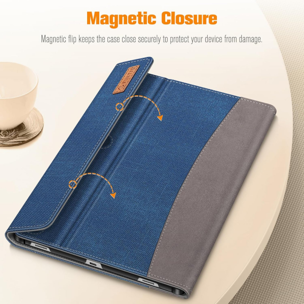 Fintie Samsung Galaxy Tab S10 Plus Standl Klf-Denim Indigo