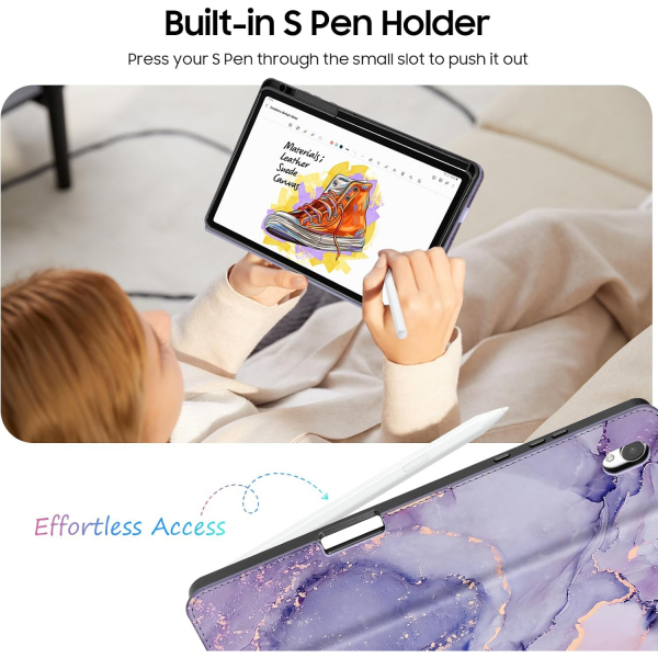 Fintie Samsung Galaxy Tab S11 Klf-Lilac Marble
