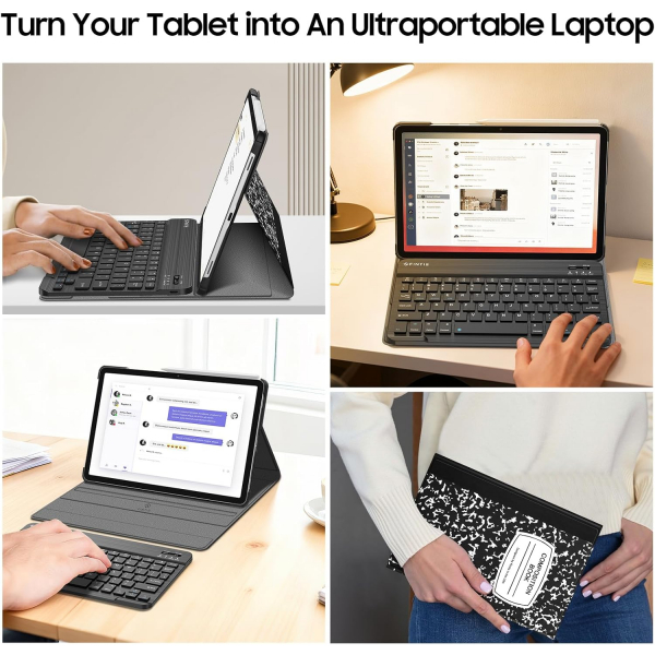 Fintie Samsung Galaxy Tab S11 Klavyeli Klf-Composition Book