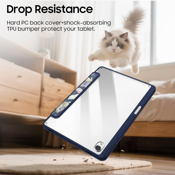 Fintie Samsung Galaxy Tab S11 Slim Klf -Blooming Hibiscus