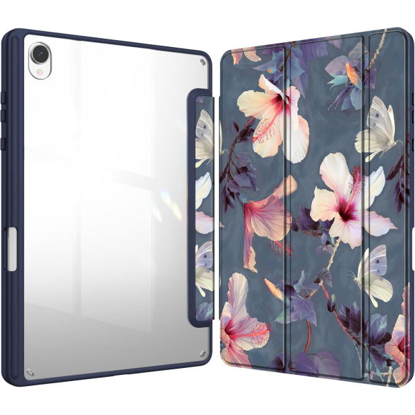 Fintie Samsung Galaxy Tab S11 Slim Klf -Blooming Hibiscus