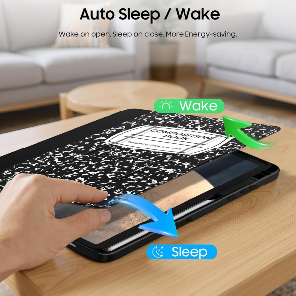 Fintie Samsung Galaxy Tab S11 Slim Klf -Composition Book