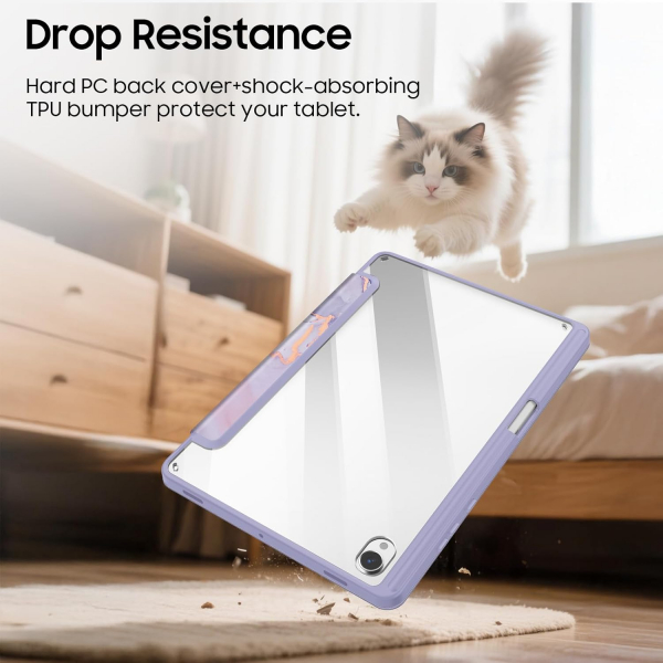 Fintie Samsung Galaxy Tab S11 Slim Klf -Lilac Marble