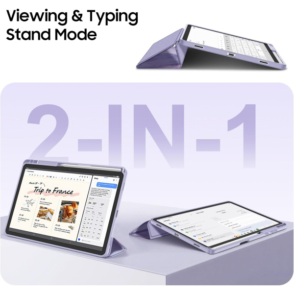 Fintie Samsung Galaxy Tab S11 Slim Klf -Lilac Marble