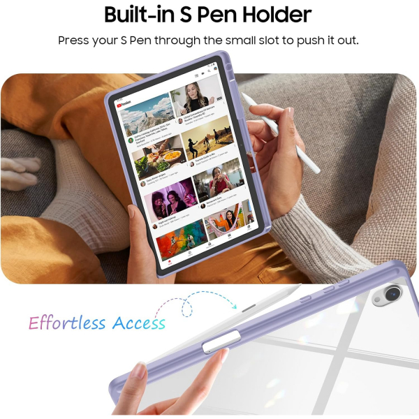 Fintie Samsung Galaxy Tab S11 Slim Klf -Lilac Marble
