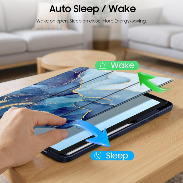 Fintie Samsung Galaxy Tab S11 Slim Klf -Ocean Marble