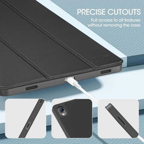 ProCase Samsung Galaxy Tab S11 Standl Klf -Black