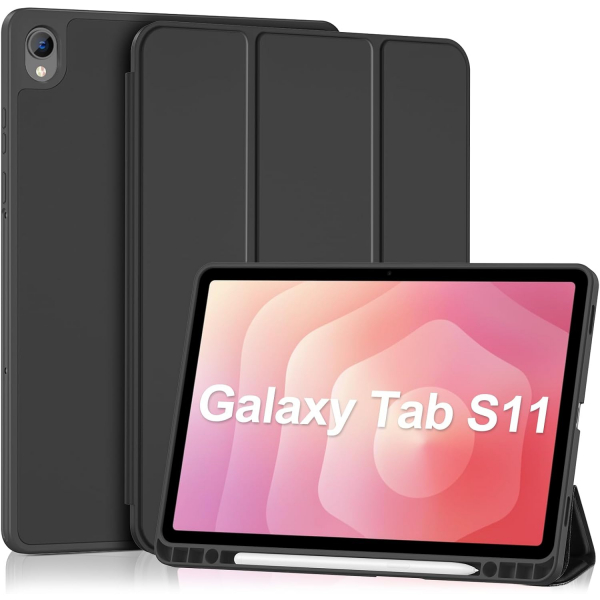 ProCase Samsung Galaxy Tab S11 Standl Klf -Black