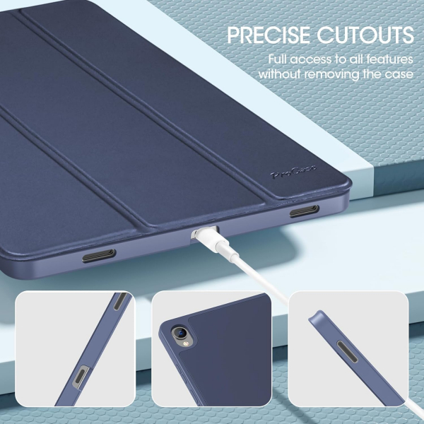 ProCase Samsung Galaxy Tab S11 Standl Klf -Navy