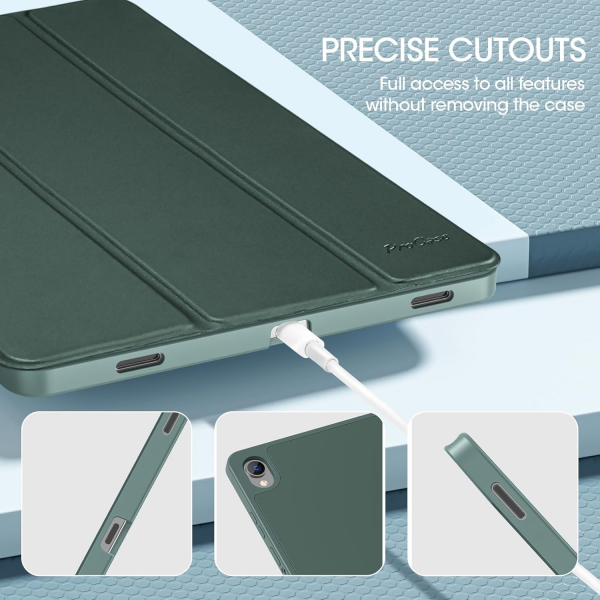 ProCase Samsung Galaxy Tab S11 Standl Klf -Mgreen