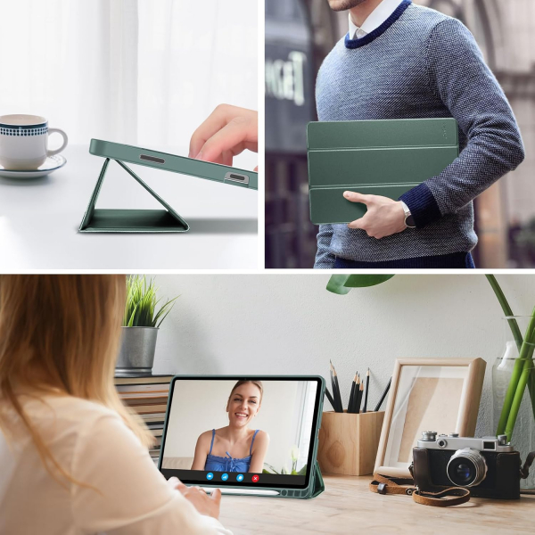 ProCase Samsung Galaxy Tab S11 Standl Klf -Mgreen