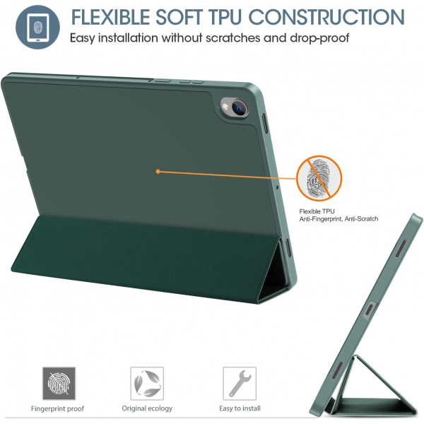ProCase Samsung Galaxy Tab S11 Standl Klf -Mgreen