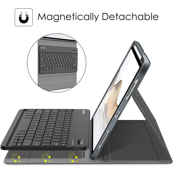 Fintie Manyetik iPad Pro Klavyeli Klf (13 in)-Gray