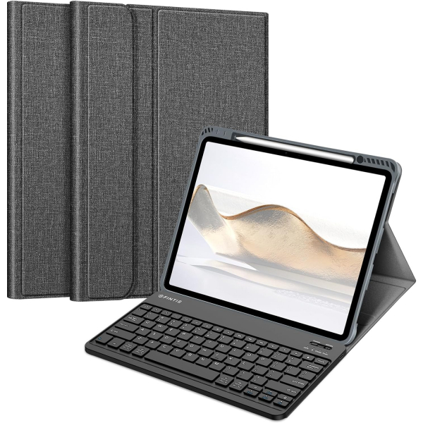 Fintie Manyetik iPad Pro Klavyeli Klf (13 in)-Gray