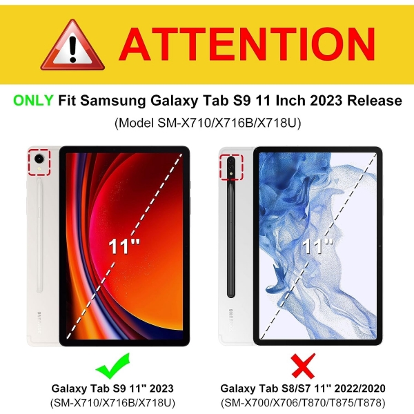 Fintie Samsung Galaxy Tab S9/ FE effaf Klf-Starlight