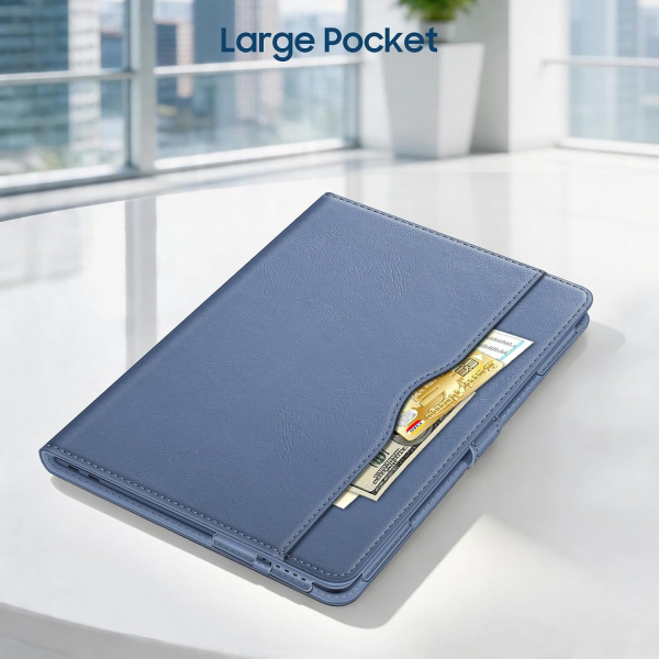 Fintie Standl� Deri MacBook Neo Laptop K�l�f�-Indigo