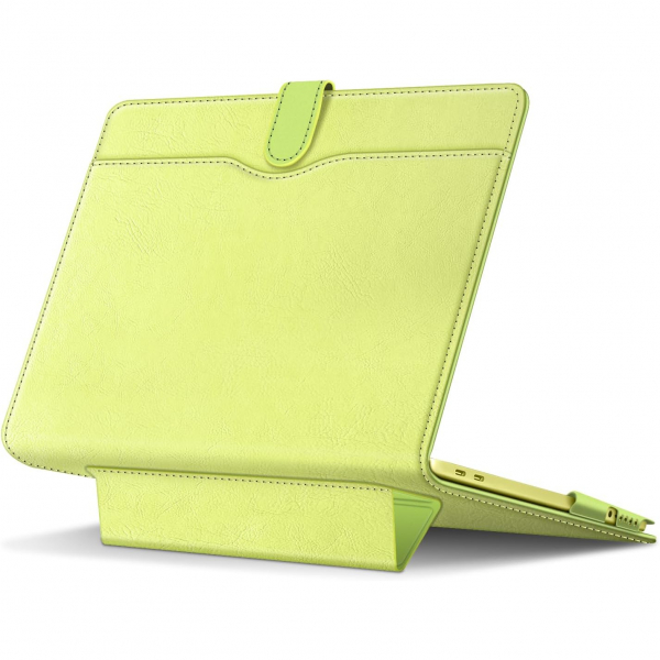 Fintie Standl� Deri MacBook Neo Laptop K�l�f�-Citrus