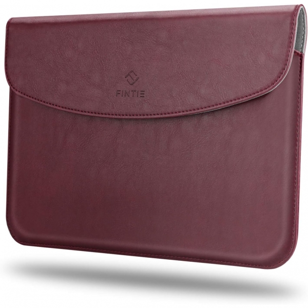 Fintie Sleeve Microsoft Surface Go 4 Deri Klf-Burgundy