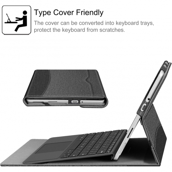 Fintie Surface Go Koruyucu Portf�y K�l�f� (10 �n�)-Gray