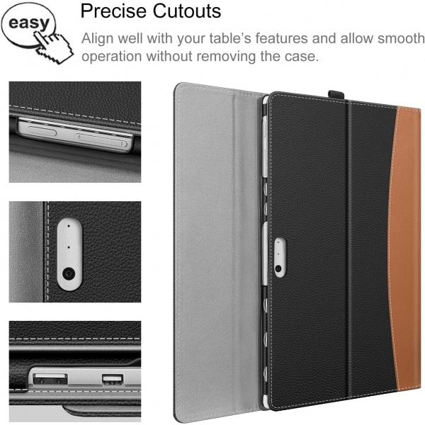 Fintie Surface Pro 7 Klf (12.3 in)-Black 