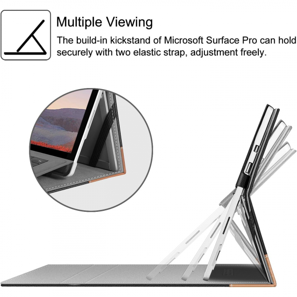 Fintie Surface Pro 7 Klf (12.3 in)-Black 