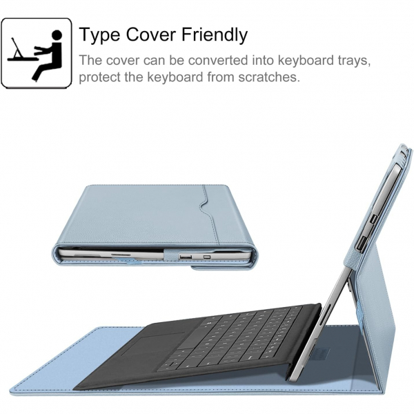 Fintie Surface Pro 7 Klf (12.3 in)-Ice Blue 