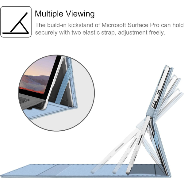 Fintie Surface Pro 7 Klf (12.3 in)-Ice Blue 