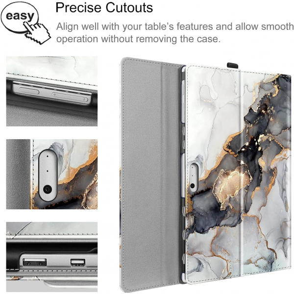 Fintie Surface Pro 7 Klf (12.3 in)-Cloudy Marble 