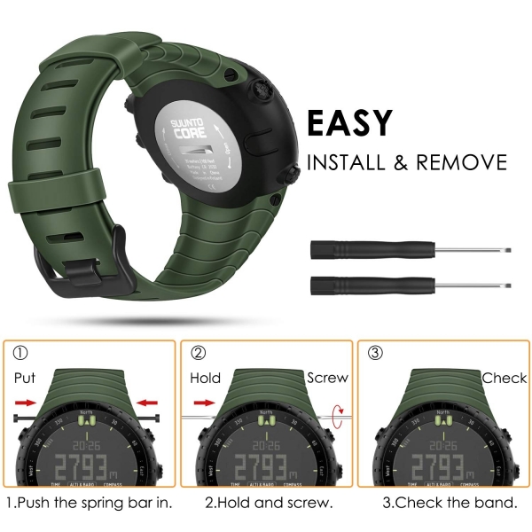 Fintie Suunto Core Kay-Green