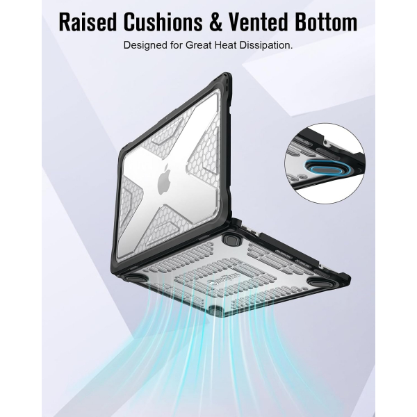 Fintie Tuatara MacBook Neo Laptop K�l�f�-Clear