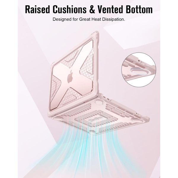Fintie Tuatara MacBook Neo Laptop K�l�f�-Blush