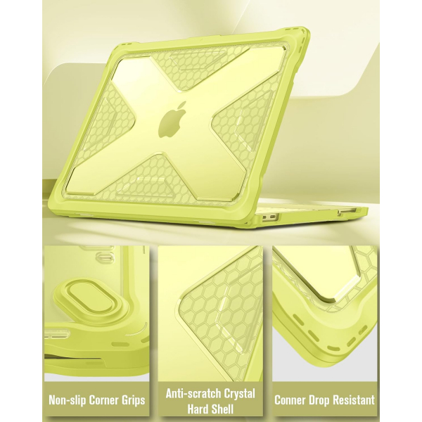 Fintie Tuatara MacBook Neo Laptop K�l�f�-Citrus