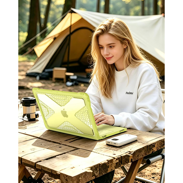 Fintie Tuatara MacBook Neo Laptop K�l�f�-Citrus