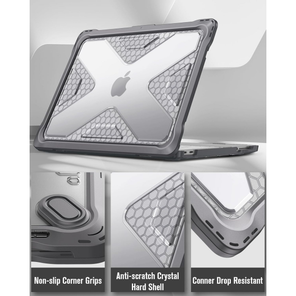 Fintie Tuatara MacBook Neo Laptop K�l�f�-Gray