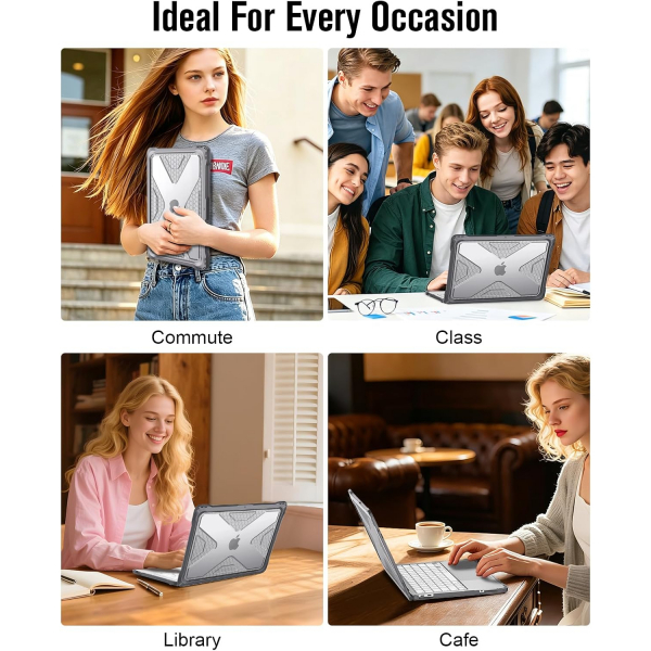 Fintie Tuatara MacBook Neo Laptop K�l�f�-Gray