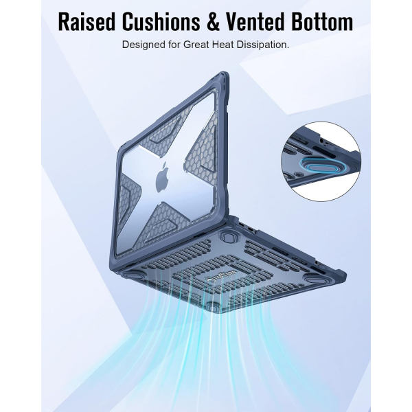 Fintie Tuatara MacBook Neo Laptop K�l�f�-Indigo