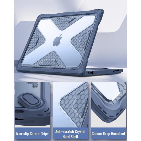 Fintie Tuatara MacBook Neo Laptop K�l�f�-Indigo