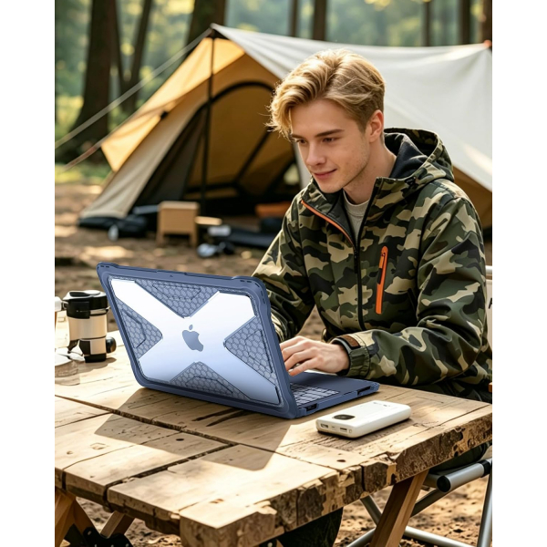 Fintie Tuatara MacBook Neo Laptop K�l�f�-Indigo