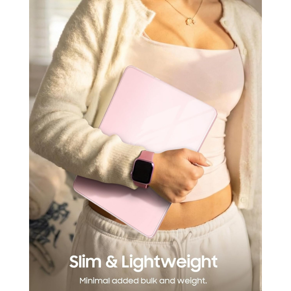 Fintie Ultra �nce �effaf MacBook Neo Laptop K�l�f�-Crystal Blush