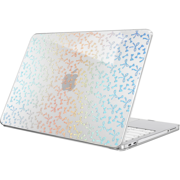 Fintie Ultra �nce �effaf MacBook Neo Laptop K�l�f�-Crystal Laser Bow