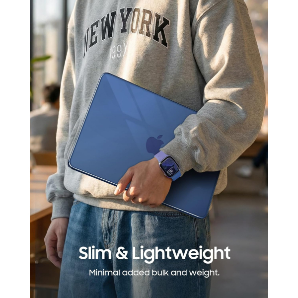 Fintie Ultra �nce �effaf MacBook Neo Laptop K�l�f�-Crystal Indigo