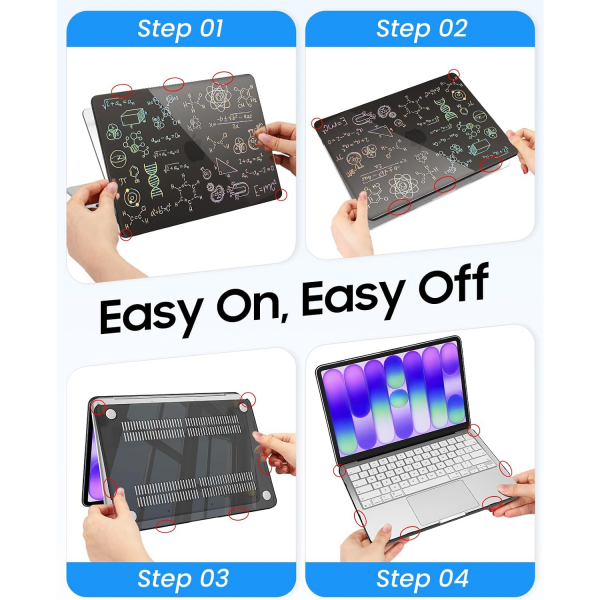 Fintie Ultra �nce �effaf MacBook Neo Laptop K�l�f�-Crystal Formula