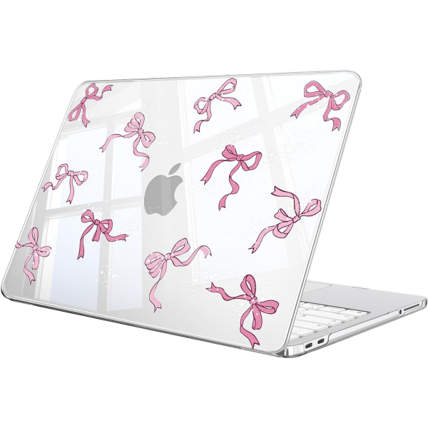 Fintie Ultra �nce �effaf MacBook Neo Laptop K�l�f�-Crystal Bow