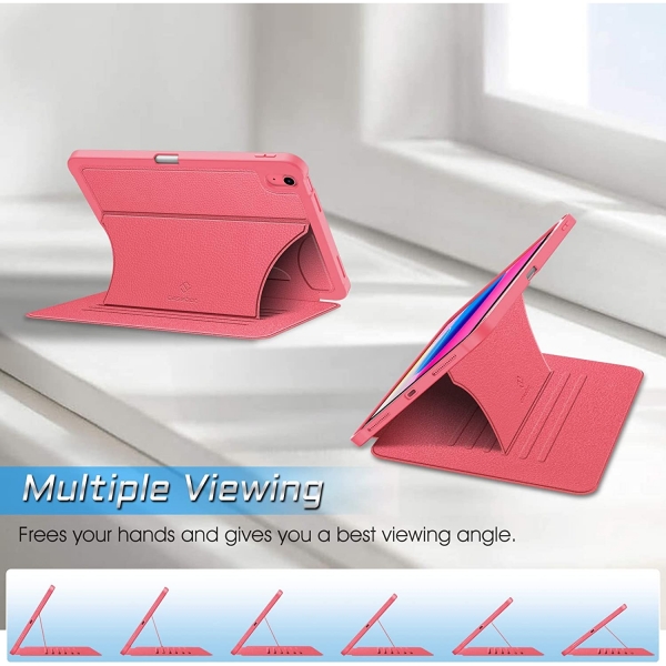 Fintie iPad 10.Nesil Manyetik Standl Klf (10.9 in)-Pink