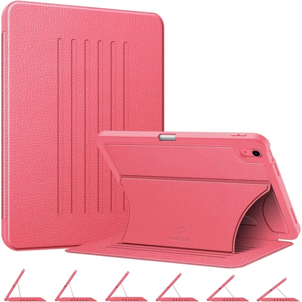 Fintie iPad 10.Nesil Manyetik Standl Klf (10.9 in)(2022)-Pink