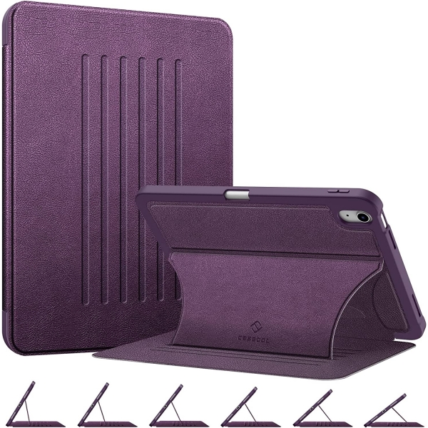 Fintie iPad 10.Nesil Manyetik Standl Klf (10.9 in)(2022)-Purple