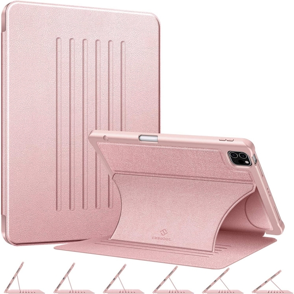 Fintie iPad Pro Manyetik Standl Klf (11 in)(4.Nesil)-Rose Gold