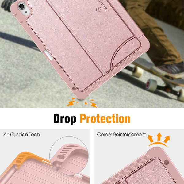 Fintie iPad Air Manyetik Standl Klf (11 in)(2024)-Rose Gold