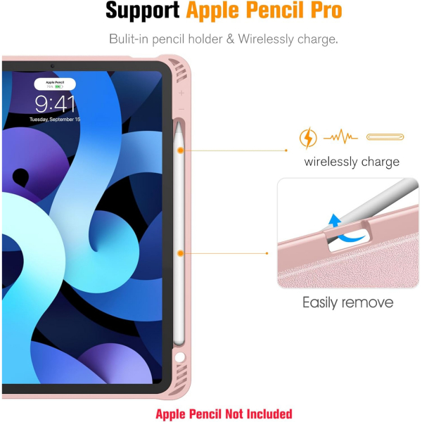 Fintie iPad Air Manyetik Standl Klf (11 in)(2024)-Rose Gold