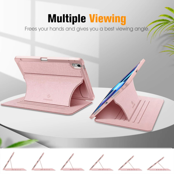 Fintie iPad Air Manyetik Standl Klf (11 in)(2024)-Rose Gold